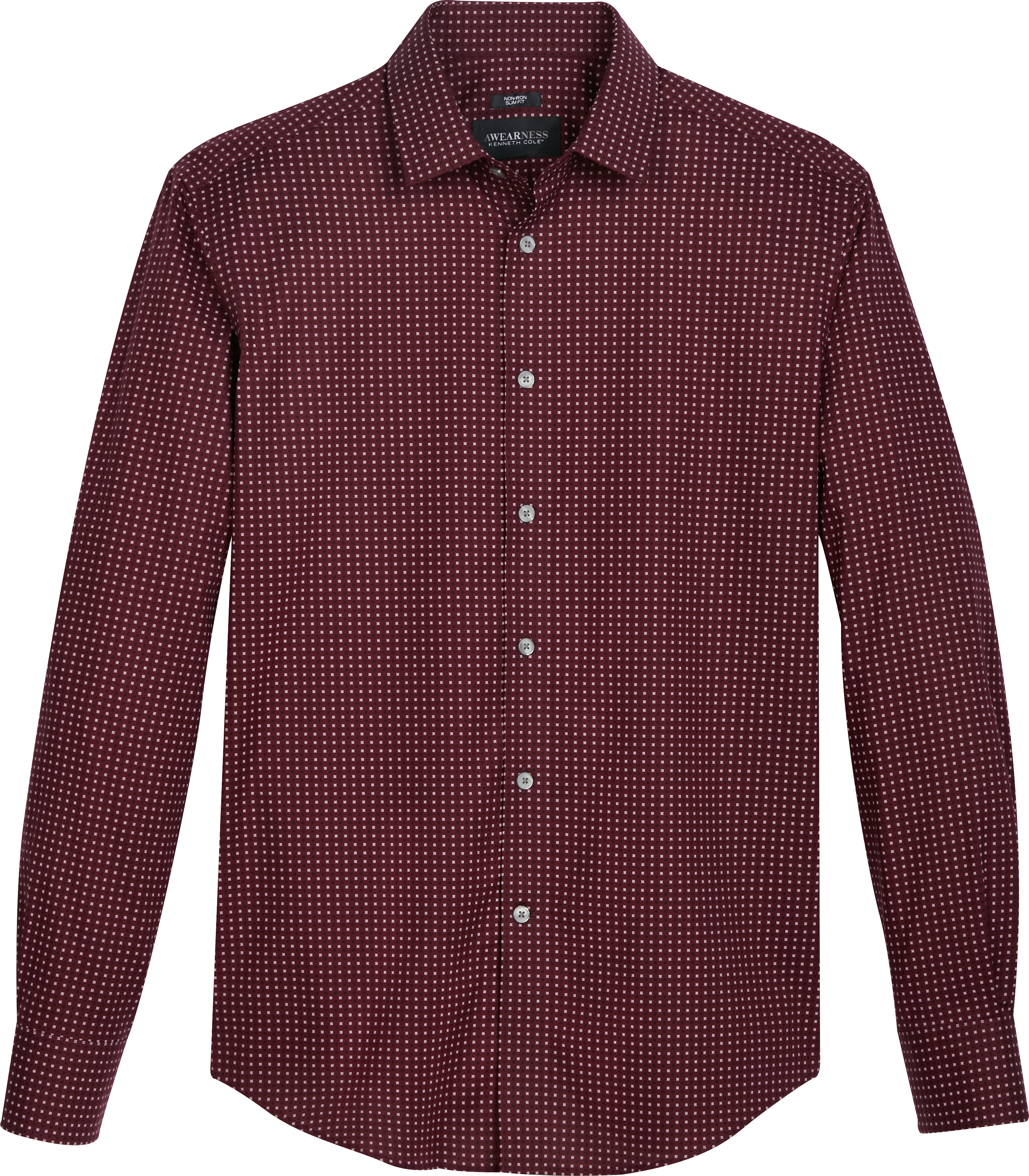 Awearness Kenneth Cole Slim Fit Spread Collar Casual Shirt