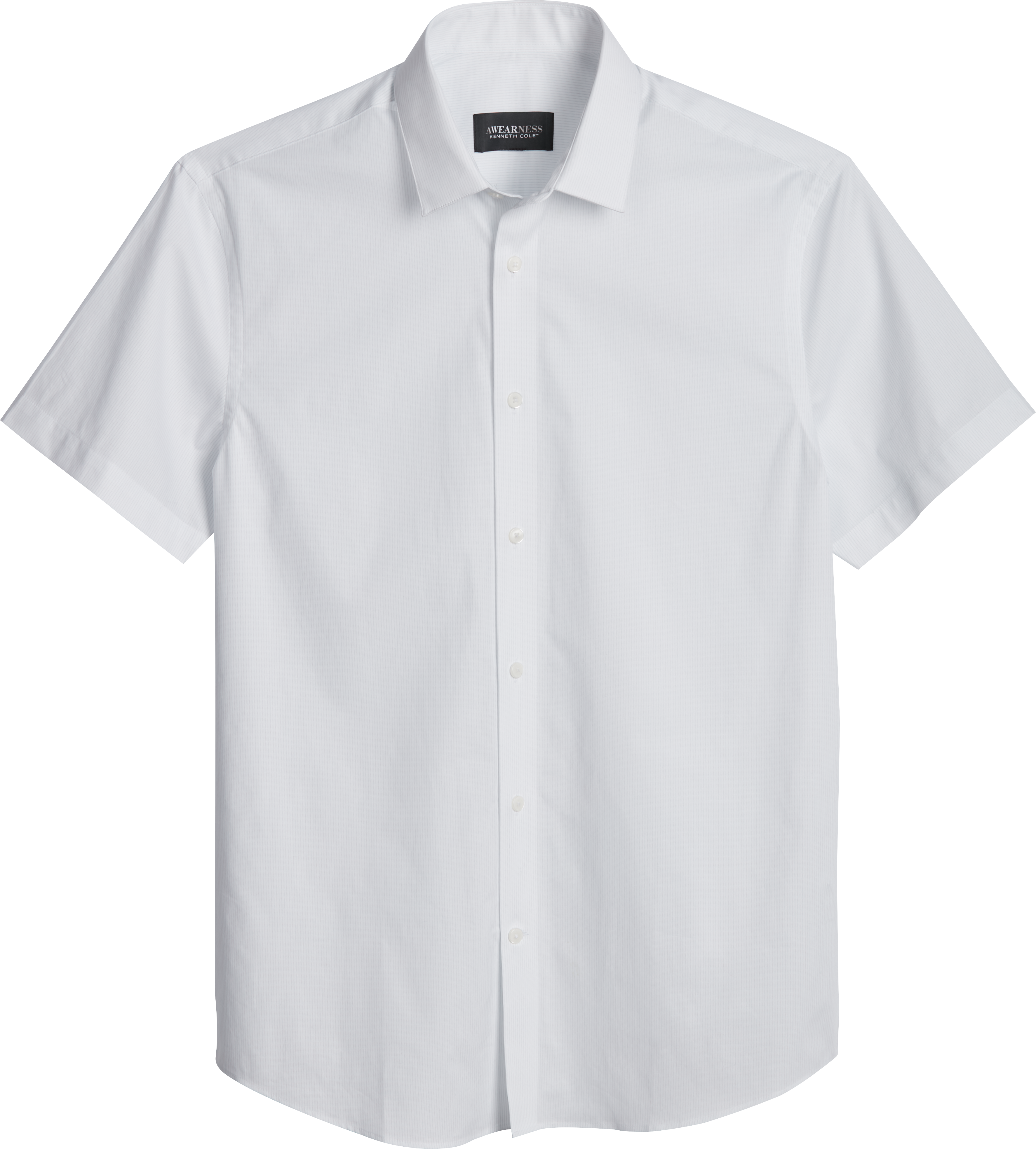 Awearness Kenneth Cole Slim Fit Short Sleeve Casual Shirt