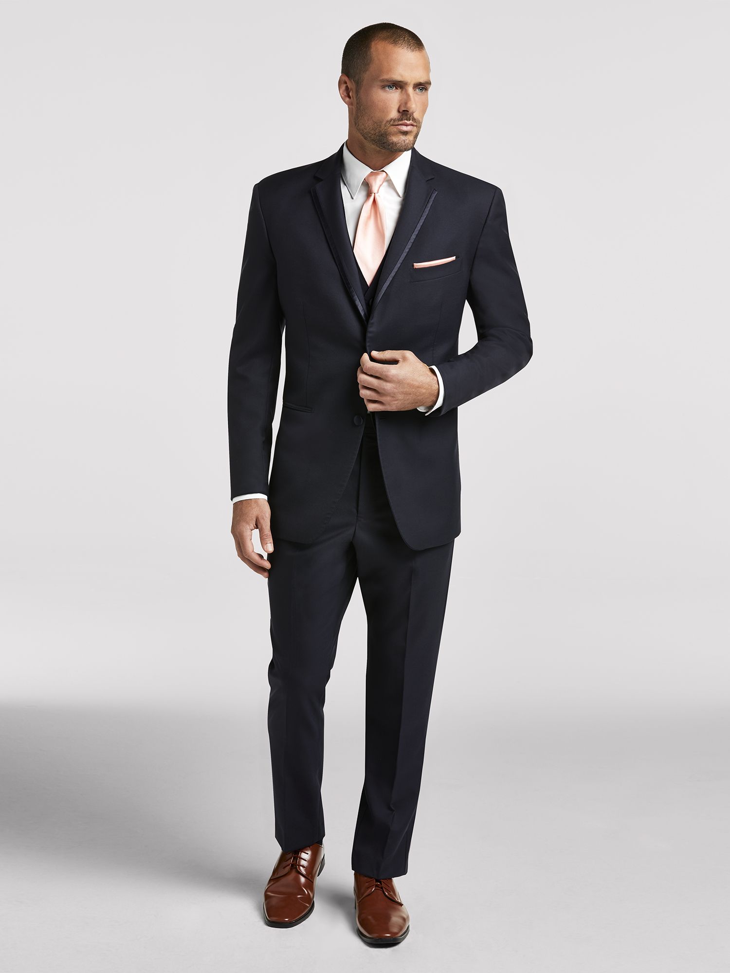 Navy Blue Tuxedo by Joseph Abboud Tuxedo Rental Moores Clothing
