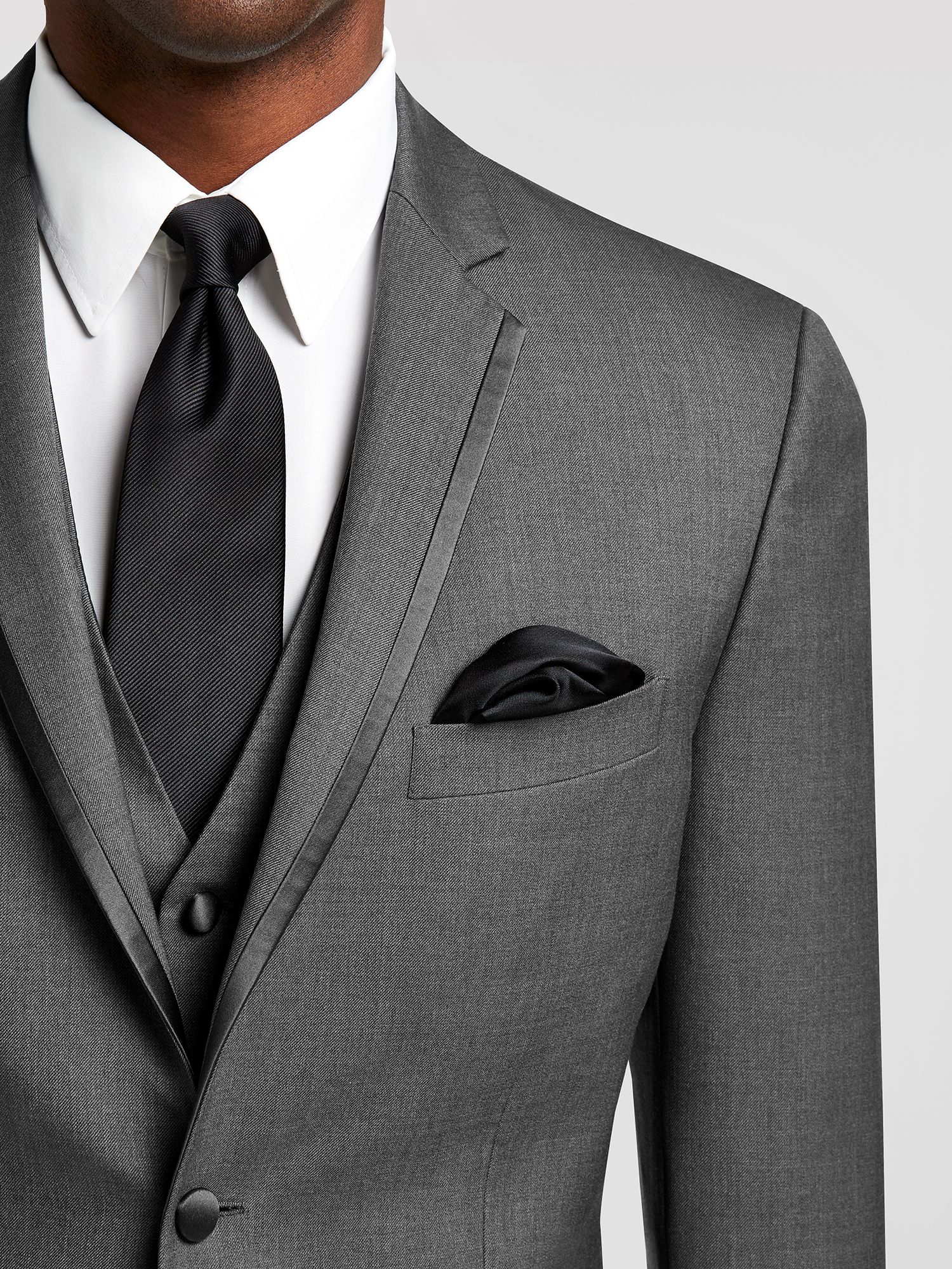 Grey Notch Lapel Tuxedo by Joseph Abboud | Tuxedo Rental | Moores Clothing