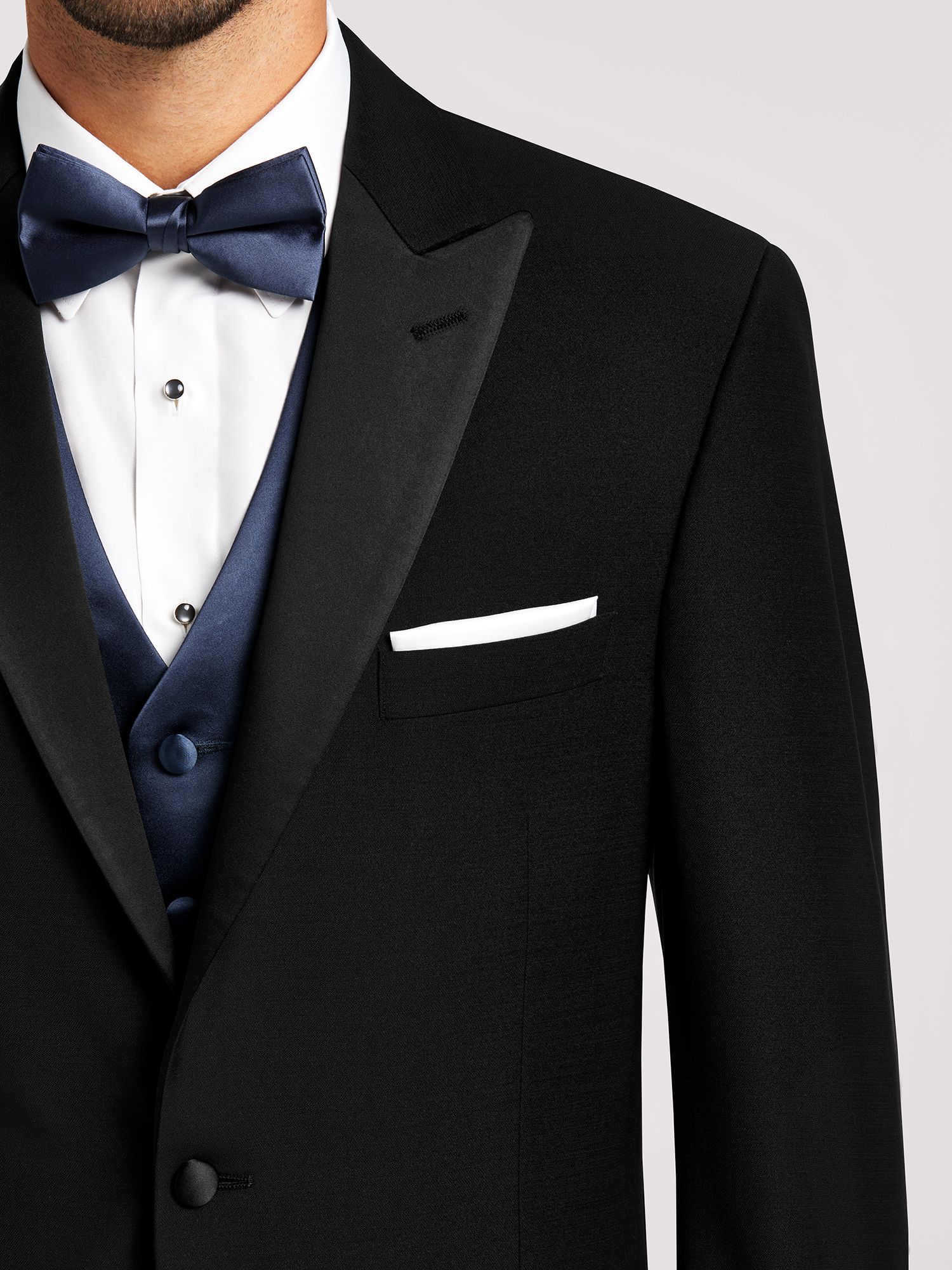 Peak Lapel Tuxedo, One Button, Calvin Klein | Moores Clothing | Moores ...