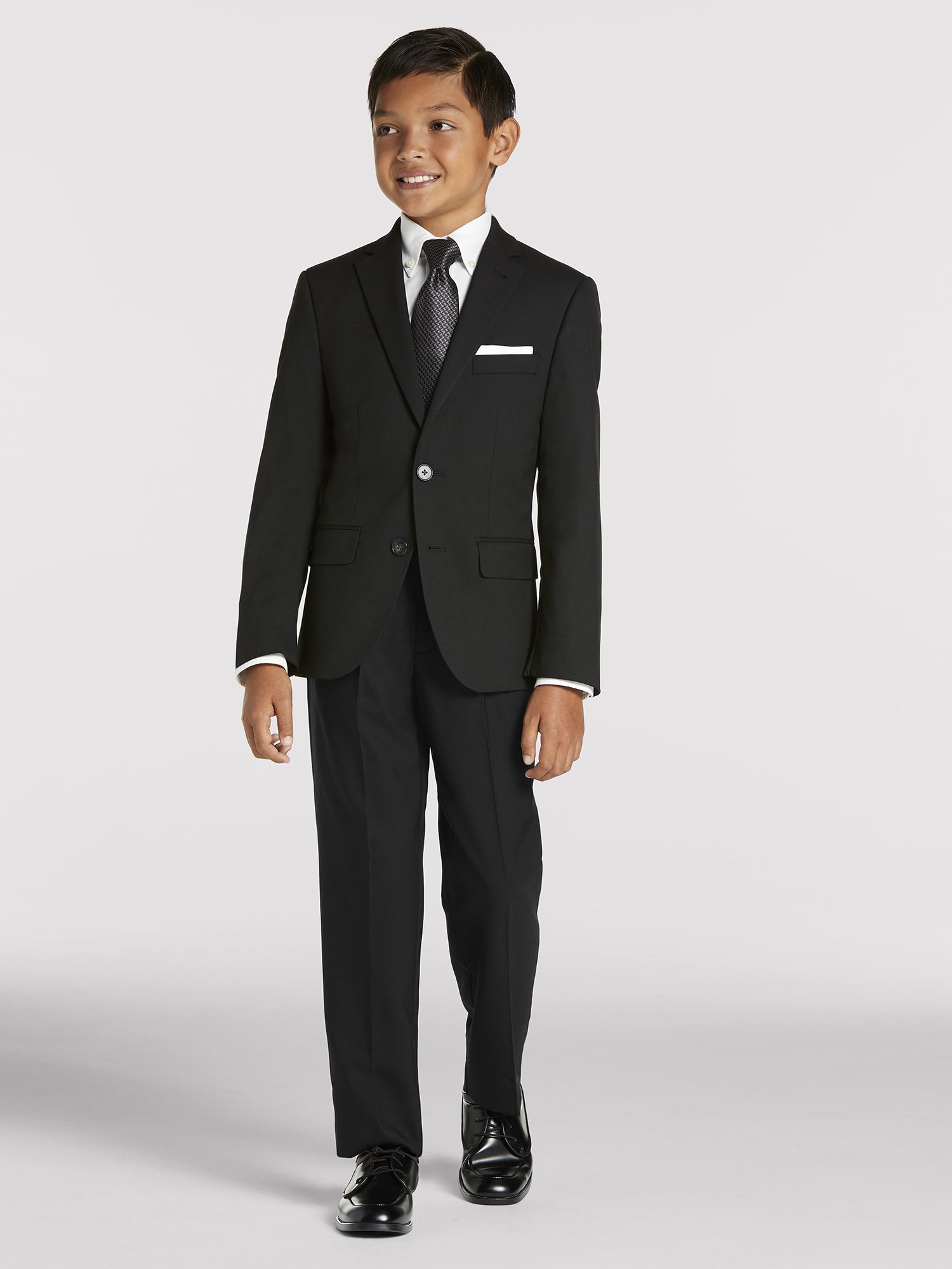 Boy's Black Suit Rental by Joseph & Feiss | Moores Clothing