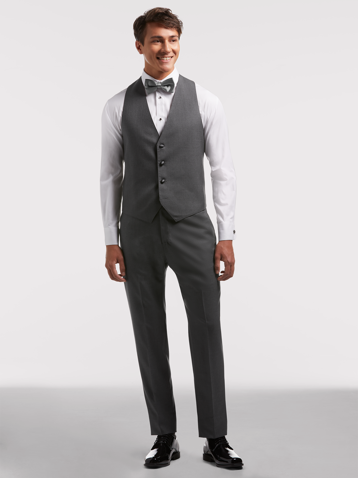 Grey Notch Lapel Tux | Joseph Abboud | Tuxedo Rental | Moores Clothing