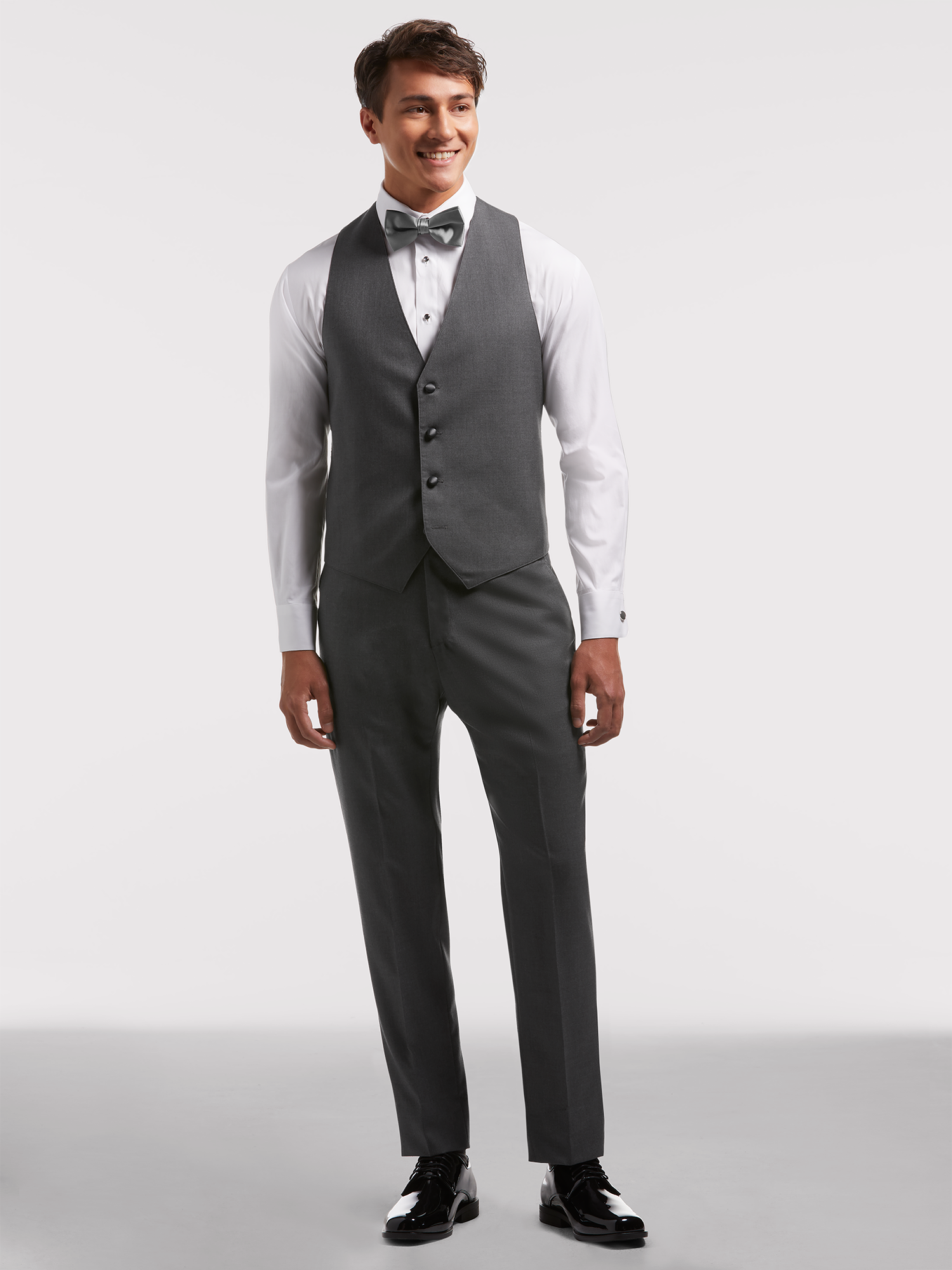 Grey Notch Lapel Tux Joseph Abboud Tuxedo Rental Moores Clothing