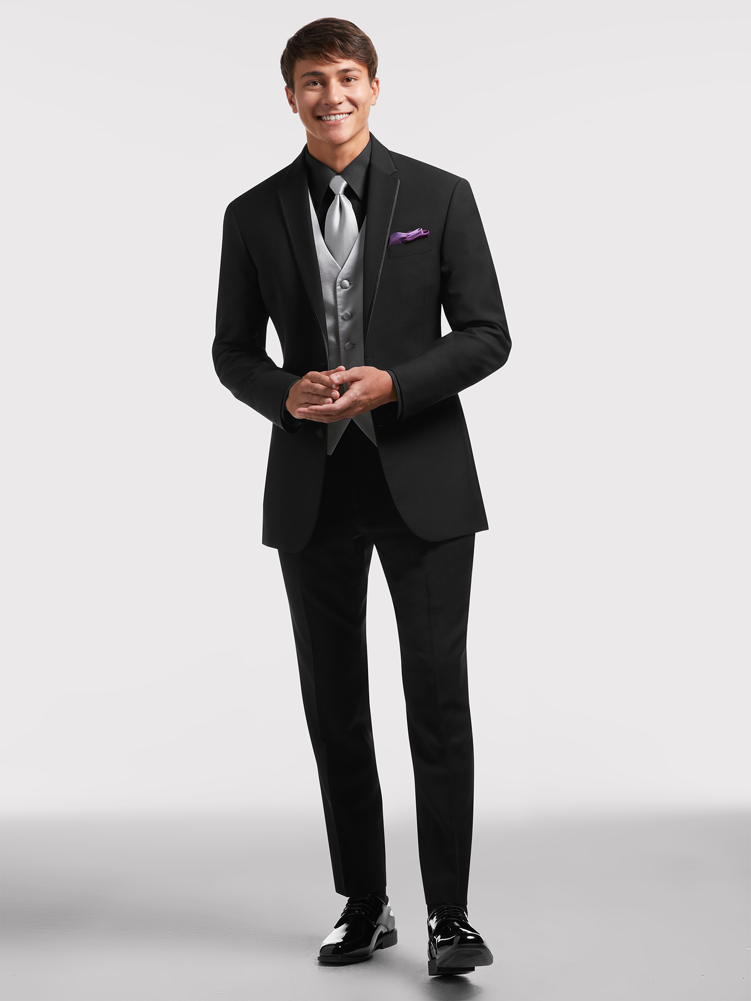 Classic Black Tux by Calvin Klein | Tuxedo Rental | Moores Clothing
