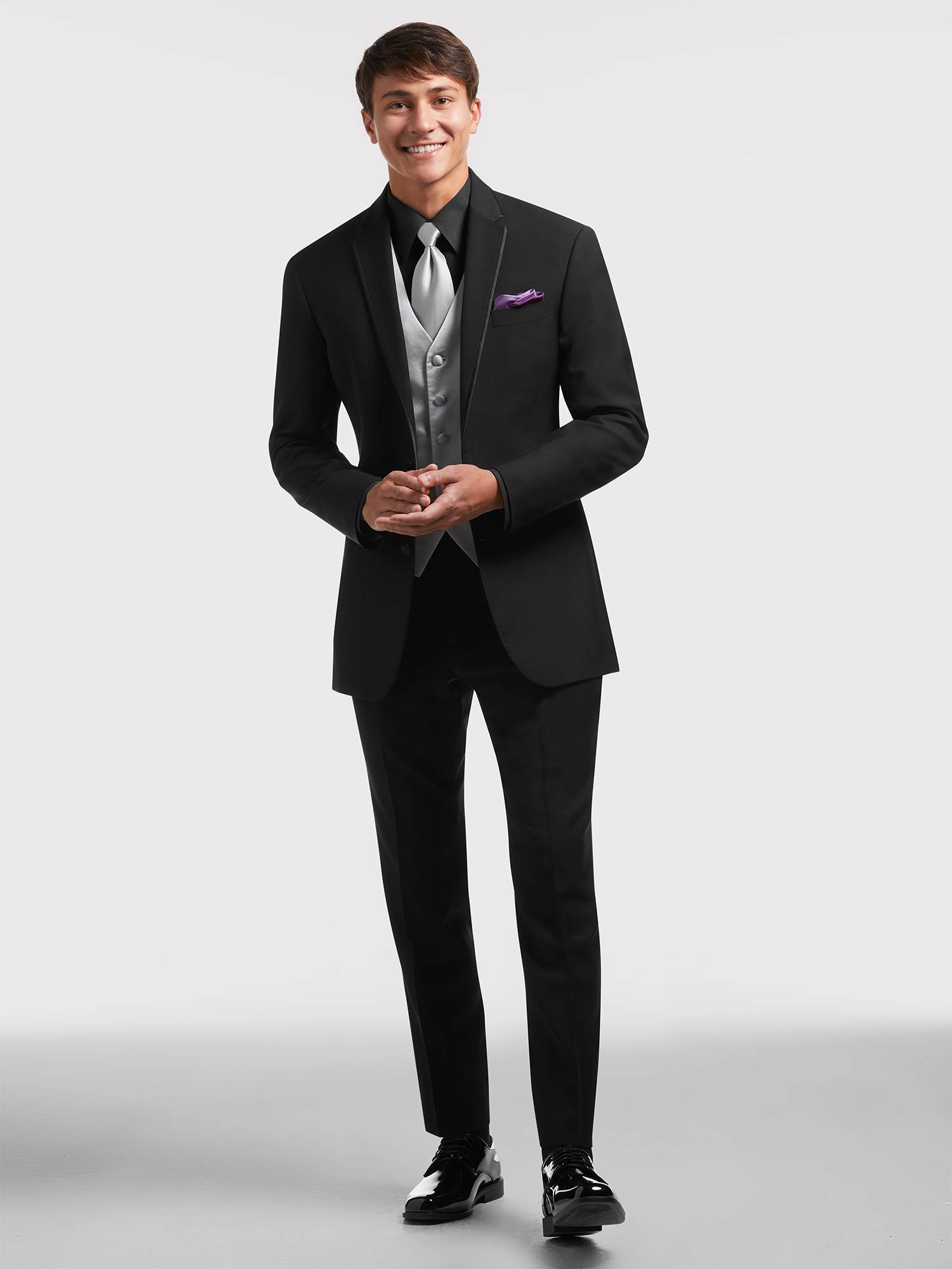 tux notch edged satin moores