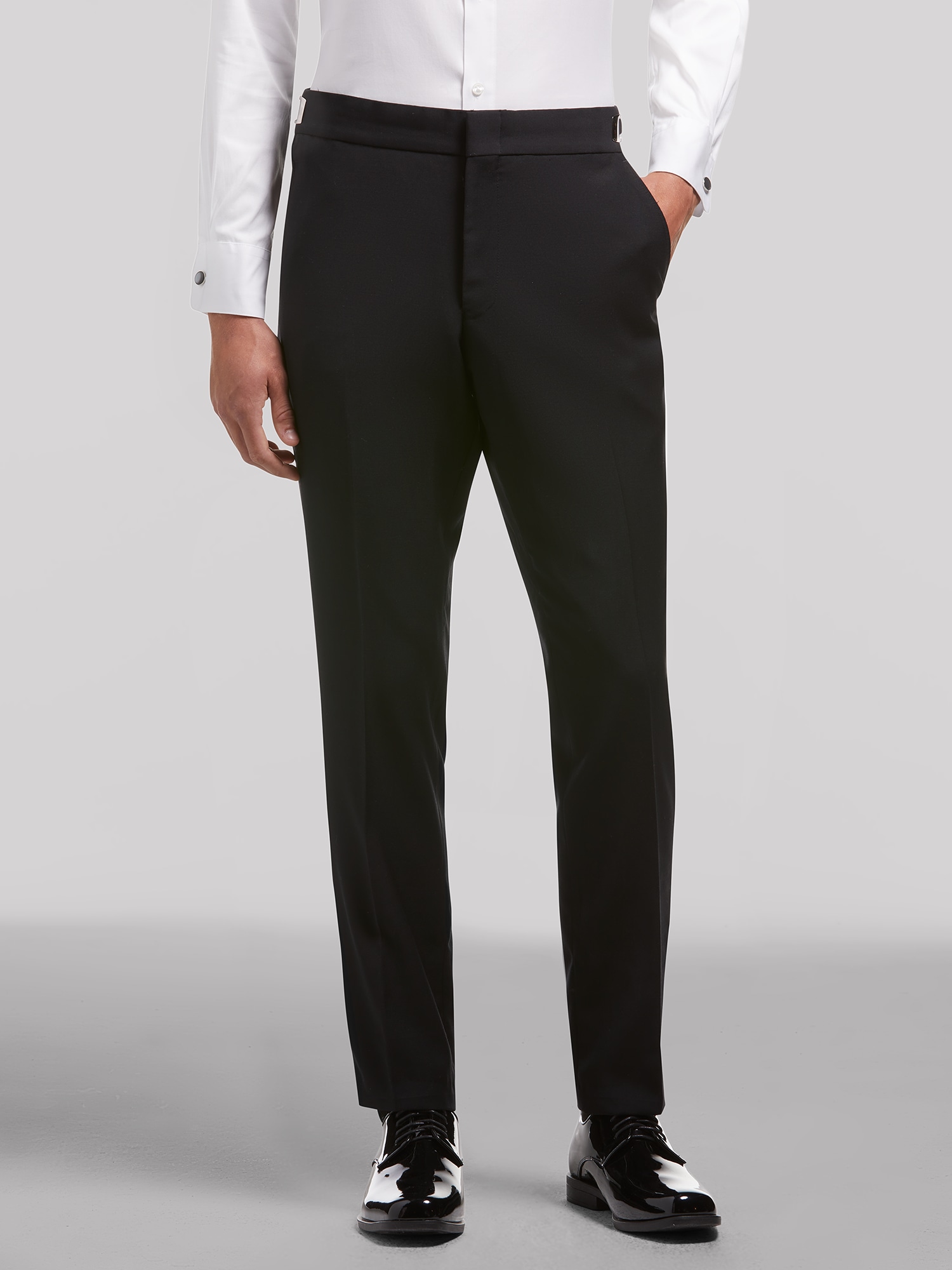 Black Shawl Lapel Tuxedo by Calvin Klein l Tuxedo Rental | Moores Clothing