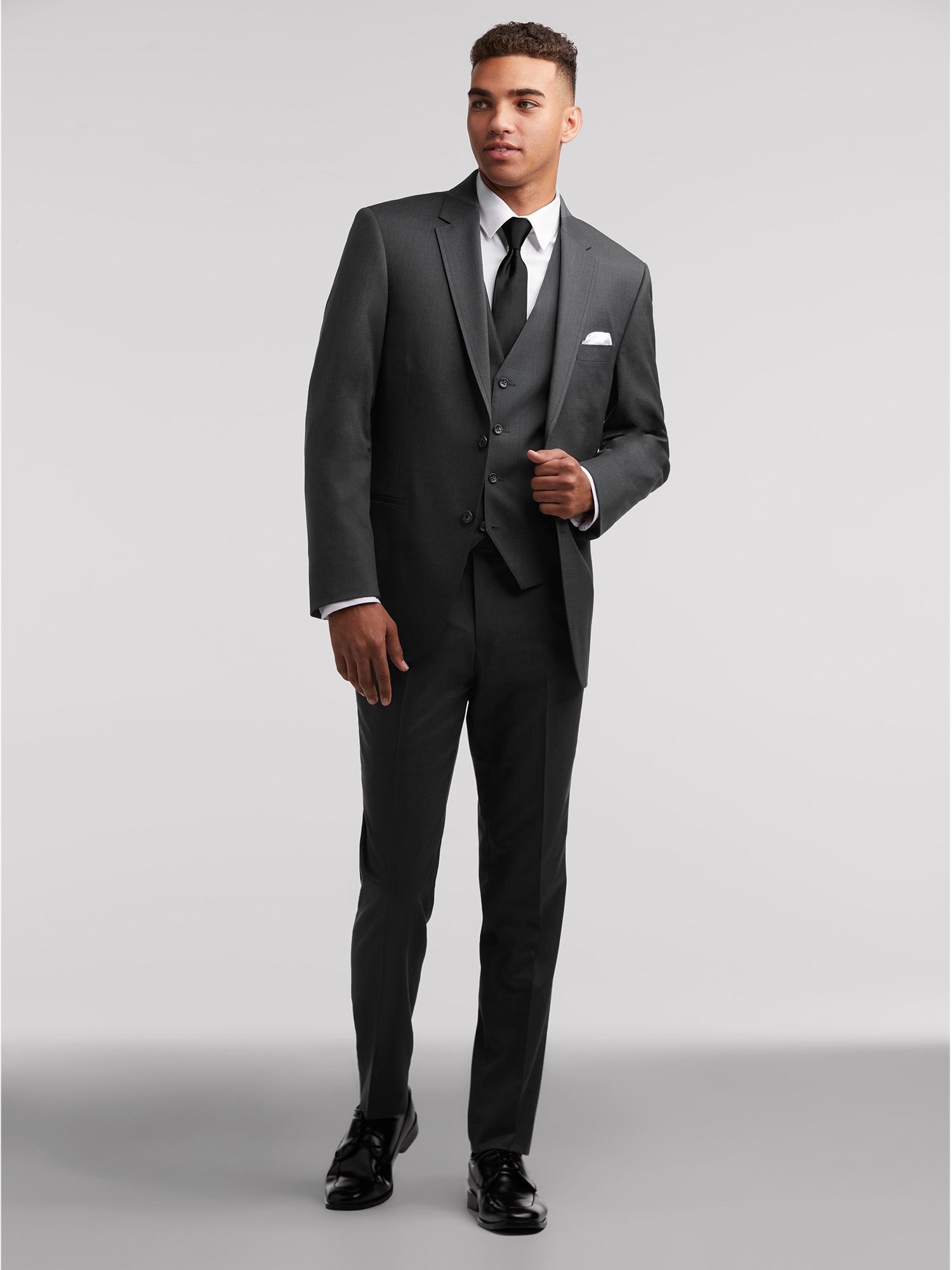 Performance Gray Suit by Calvin Klein | Suit Rental | Moores Clothing