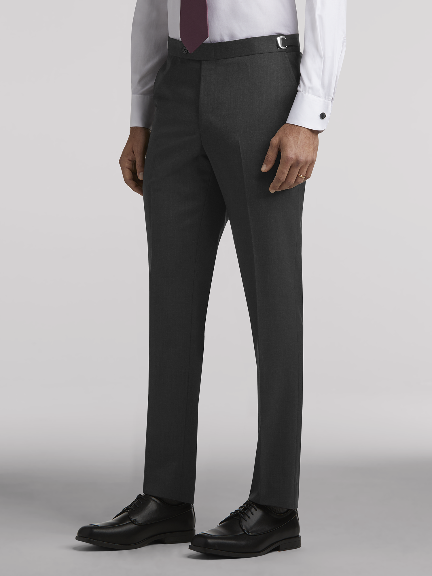 calvin klein charcoal suit pants