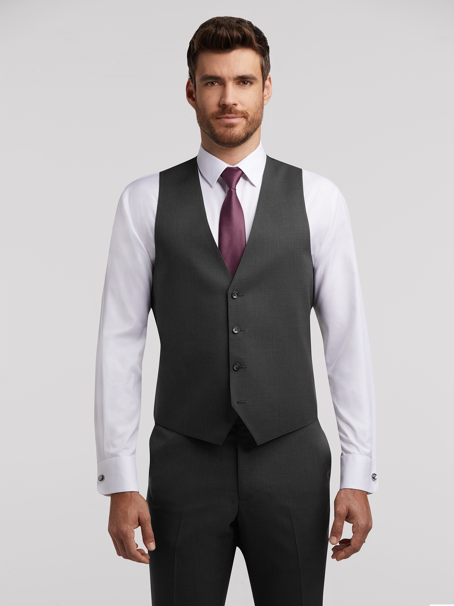 Performance Grey Suit by Calvin Klein | Suit Rental | Moores Clothing