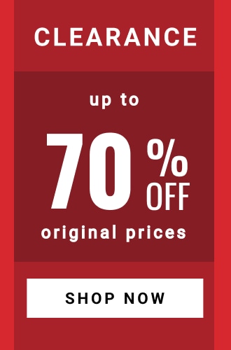 Clearance. Up to 70% off original prices. Shop now.